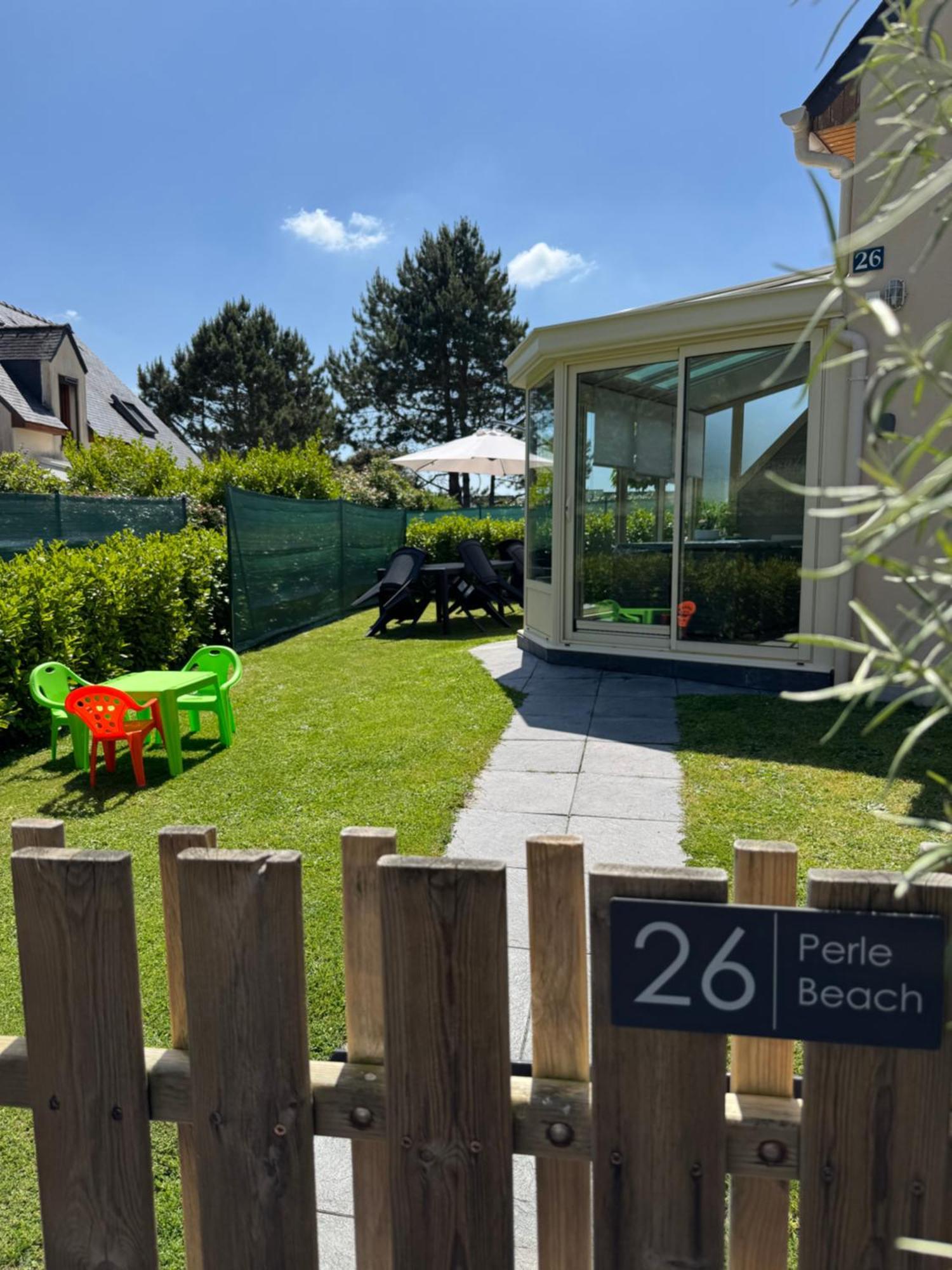 Perle Beach, Petite Maison Situee En Bord De Plage, Piscine. Guidel Exteriér fotografie